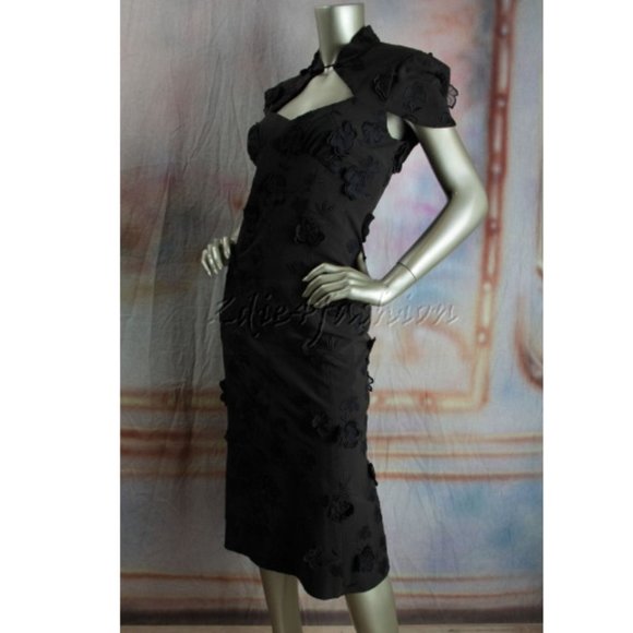 NWT Marc Jacobs Couture Floral Applique Dress - Picture 5 of 8
